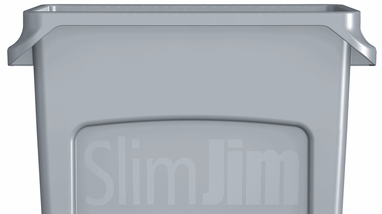 Slim Jim Step On. Poubelle à pédale de 15L, 38x23x40 cm - Rubbermaid