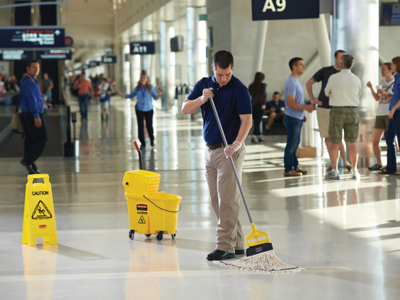 1950455 Maximizer Cotton Large White Mop Airport Terminal In Use Copy